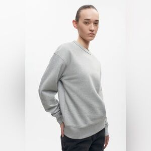 KOTN Unisex Crewneck Sweatshirt- Heather Grey Cotton Sweater
